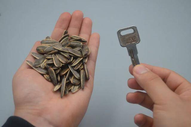 瓜子誰還用手剝？只需要一把鑰匙，分分鐘剝一大碗，不臟嘴不傷手